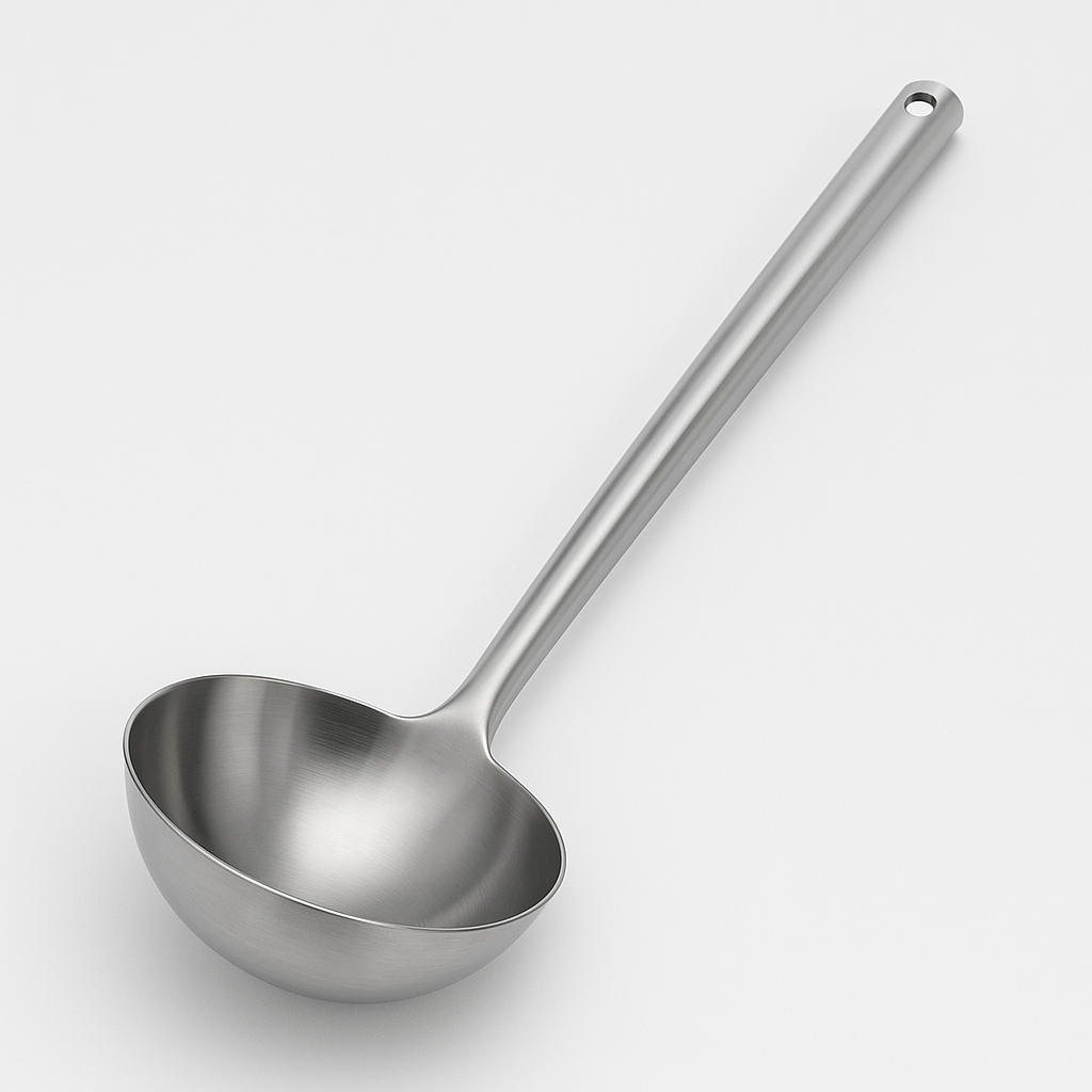 Stainless Steel Long Handle Ladle – Heavy Duty Soup & Stew Serving Spoon