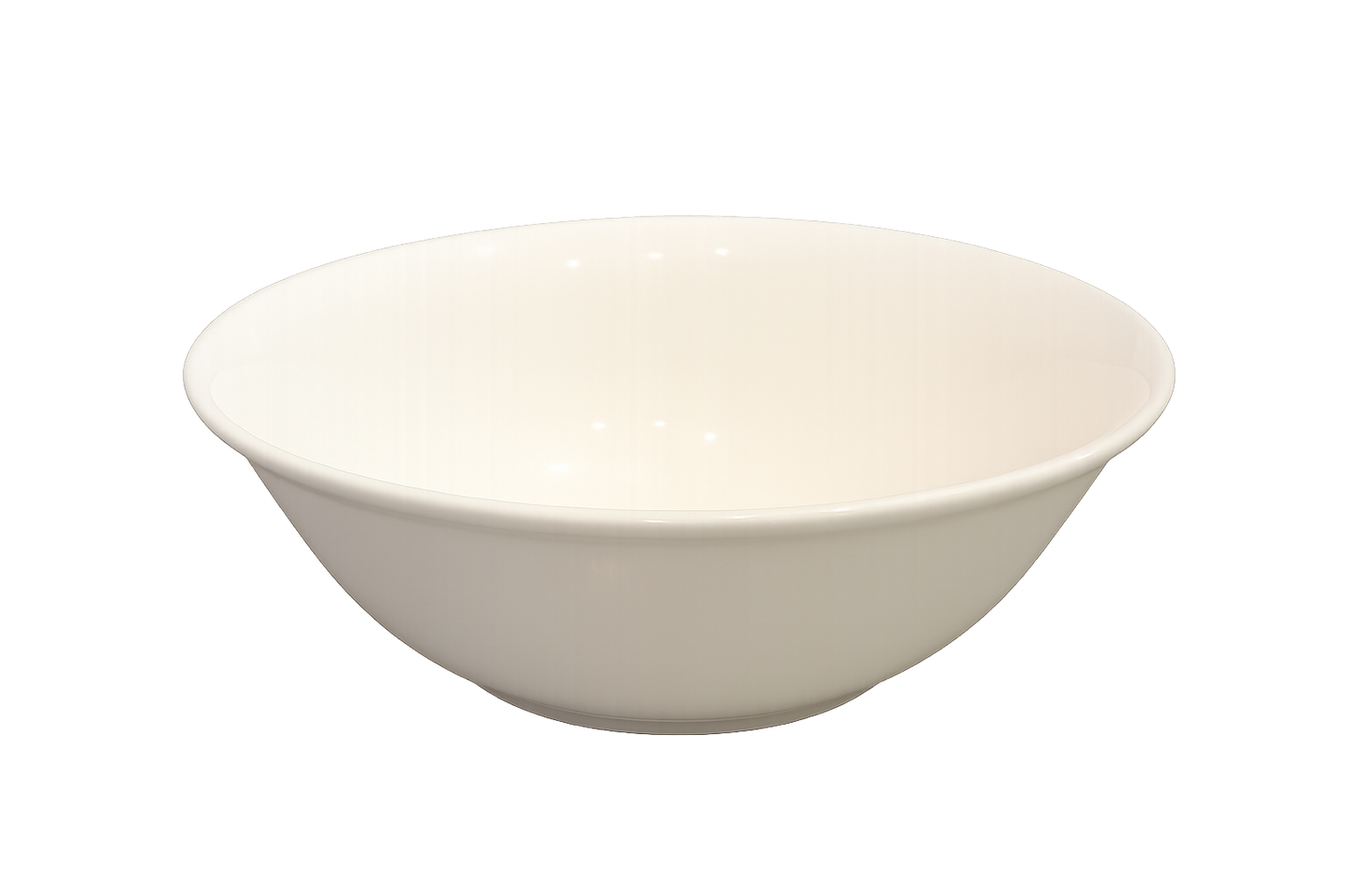 Durable Rolled-Edge Bowl – Classic White Porcelain