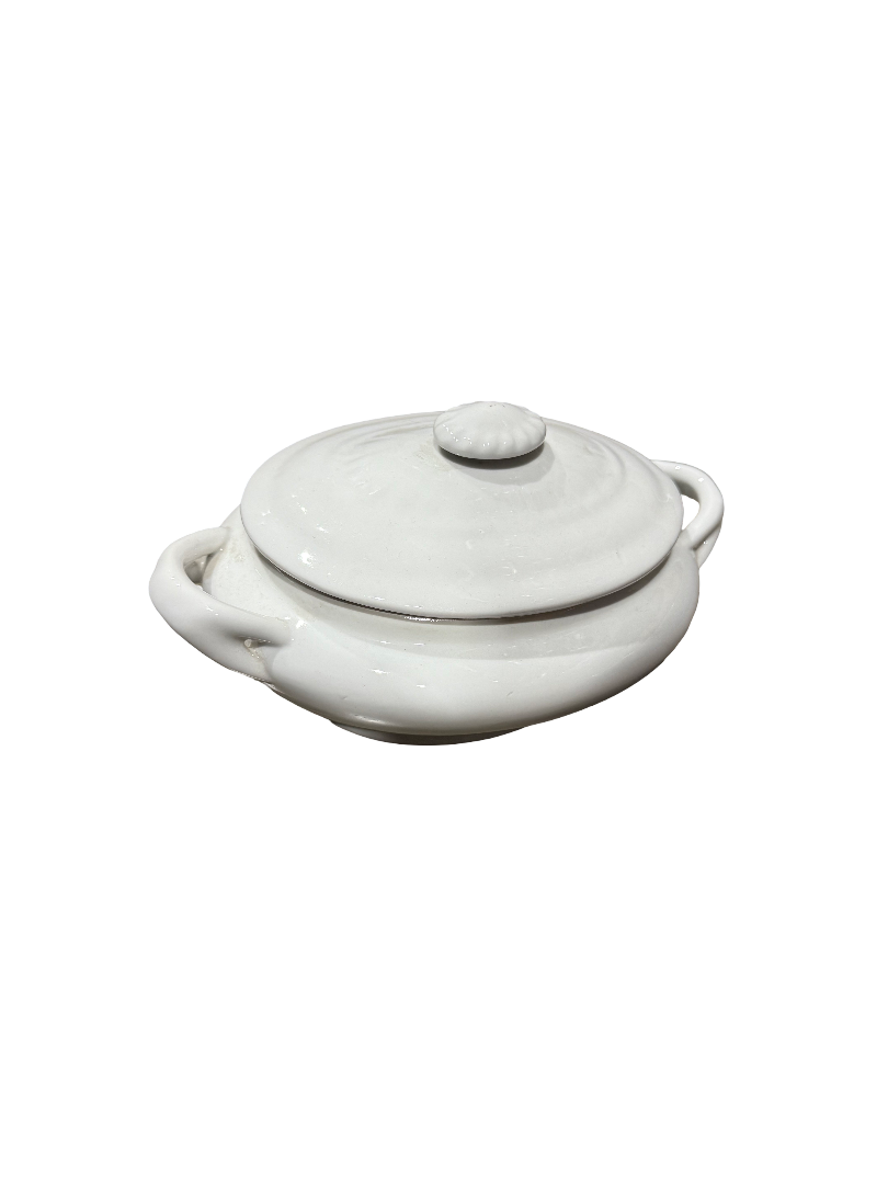 Durable Premium Ceramic Soup Bowl with Lid – Ideal for Buddha Jumps Over the Wall (Fo Tiao Qiang)