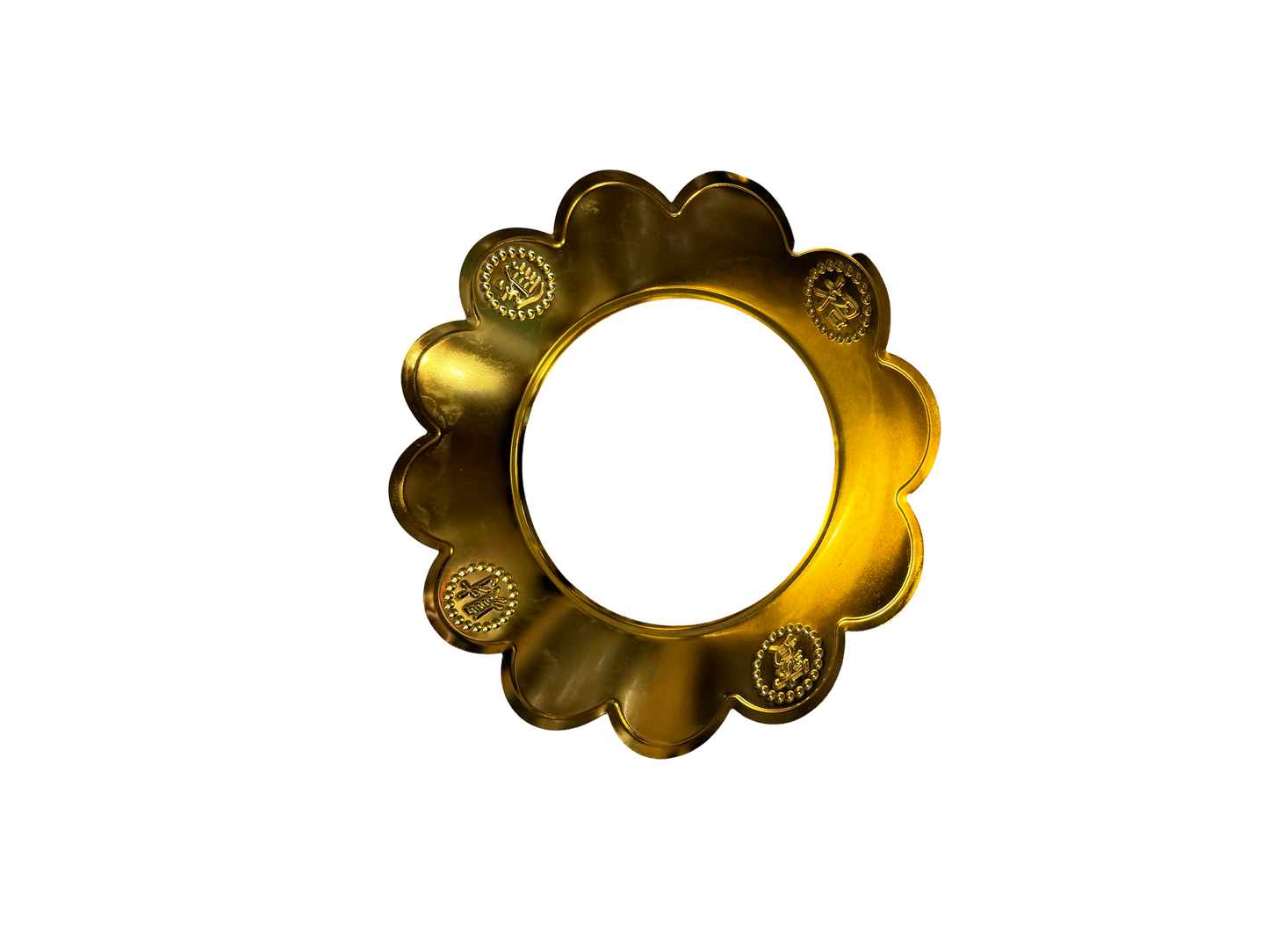 Gold-Plated Incense Burner Ring (K金炉围)