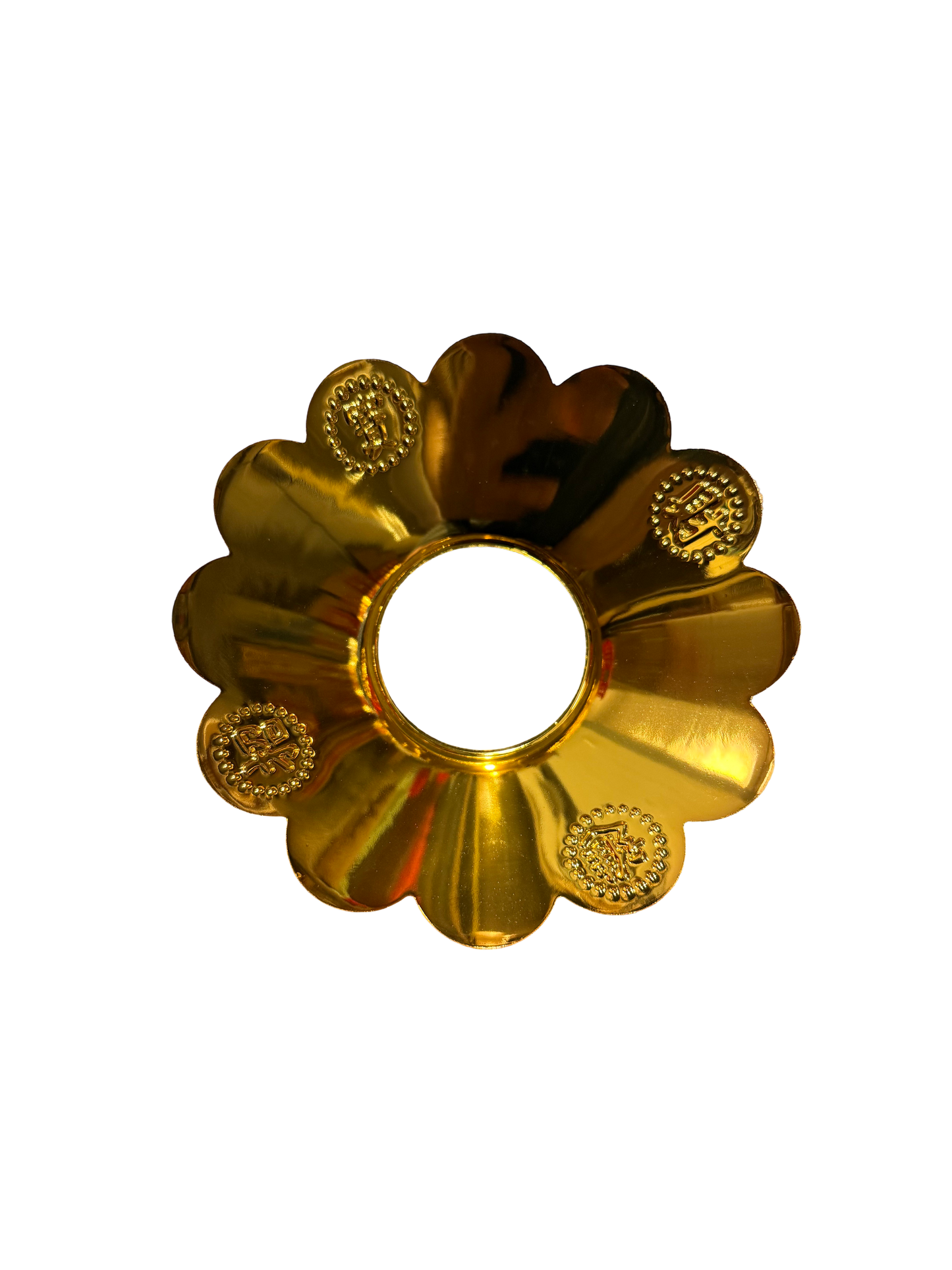 Gold-Plated Incense Burner Ring (K金炉围)