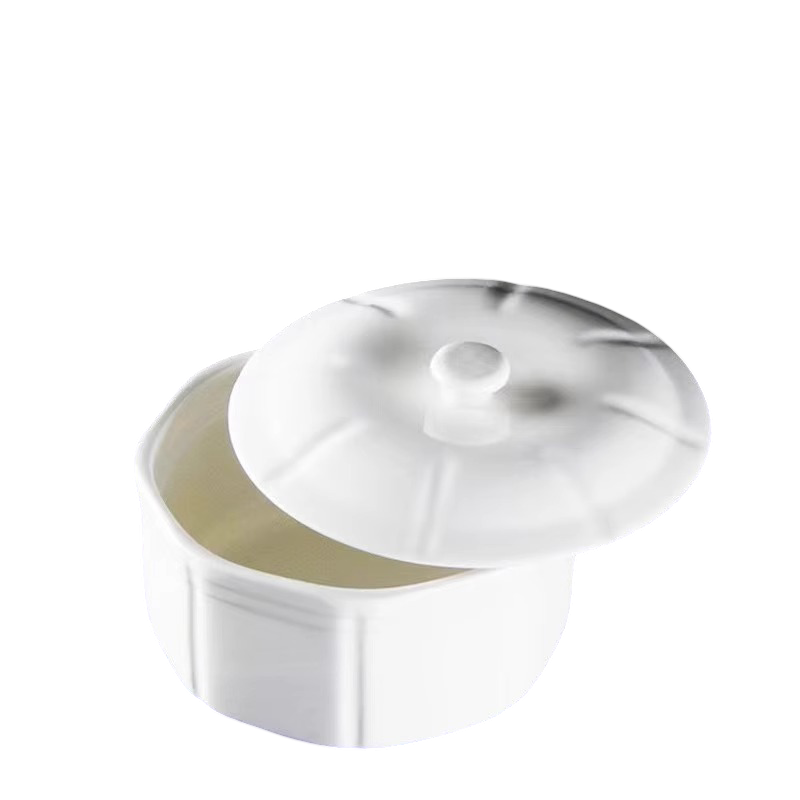 Durable Porcelain Soup / Rice Pot with Lid (Reinforced Ceramic)