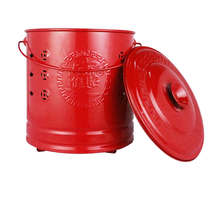 聚宝桶 Stainless Steel Incinerator Bin – Wealth Collection Ritual Bucket