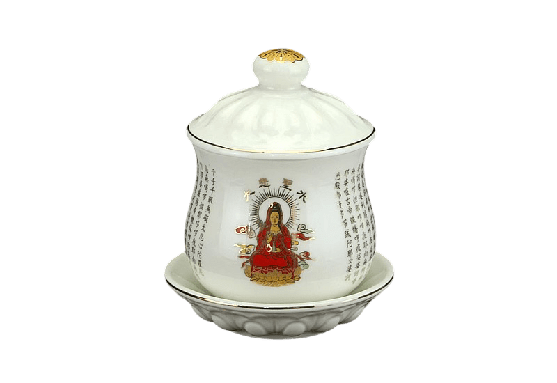 佛杯碟 – Buddhist Offering Cup with Saucer - OMECA wholesale LTD.