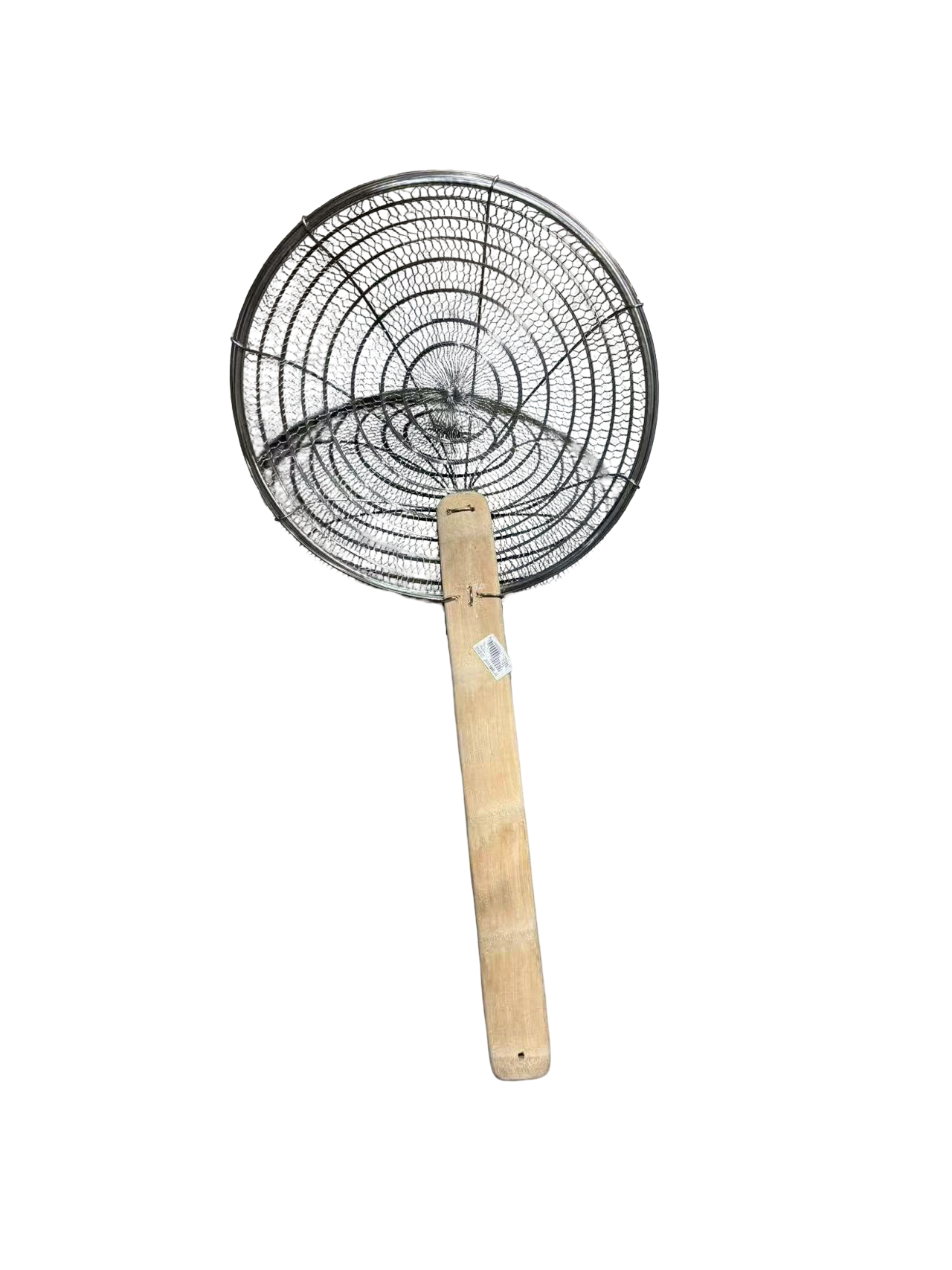 Reinforced Steel Sieve with Wooden Handle
