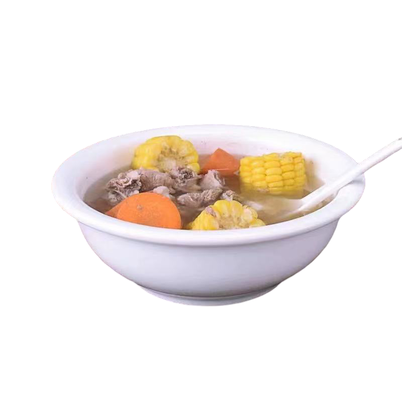 Porcelain Soup Pot with Lid – Classic White