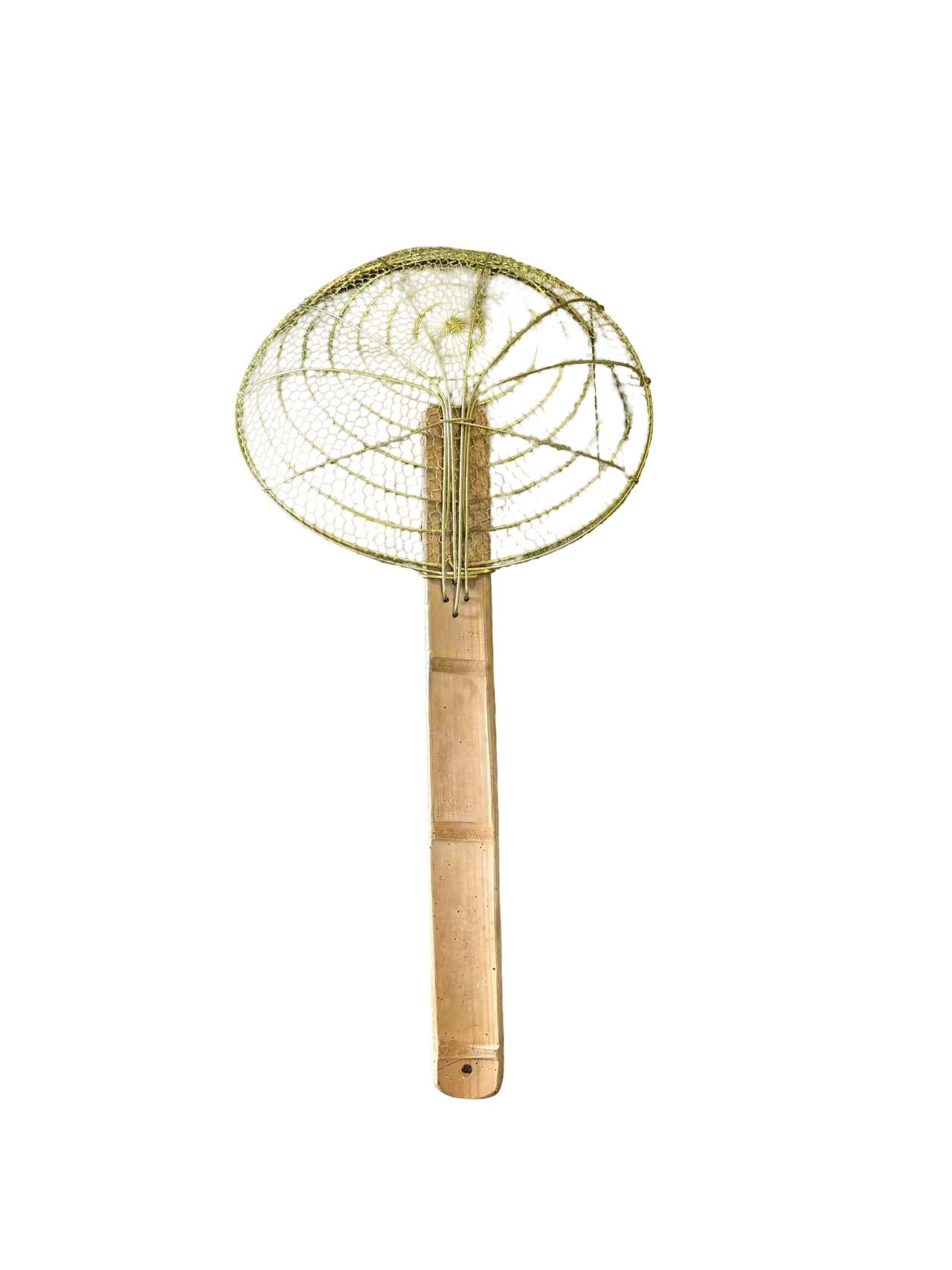 Brass Wire Skimmer with Bamboo Handle