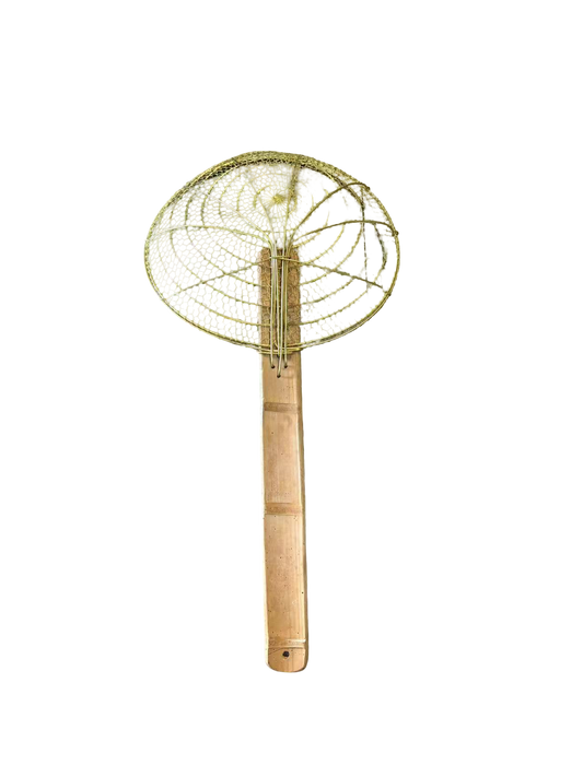 Brass Wire Skimmer with Bamboo Handle
