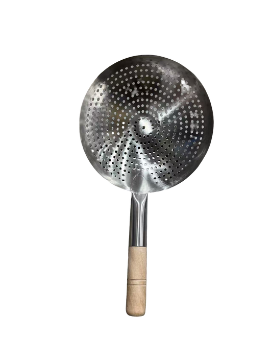 Stainless Steel Oil Skimmer with Wooden Handle