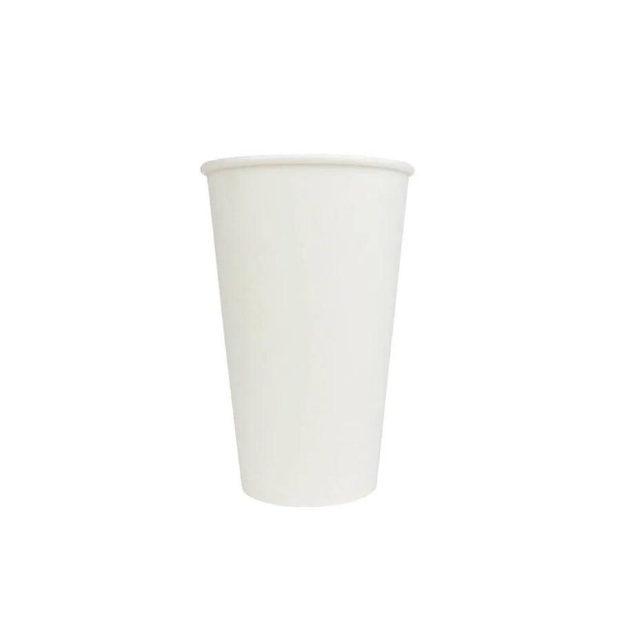 Paper Cups – Disposable White Hot Drink Cups (Case of 1000)