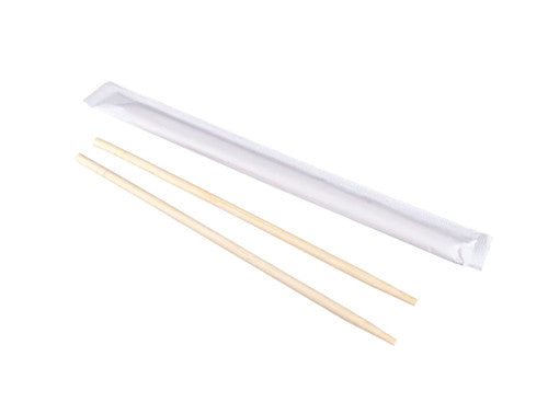 Disposable Bamboo Chopsticks – Individually Wrapped for Take-Out & Restaurants