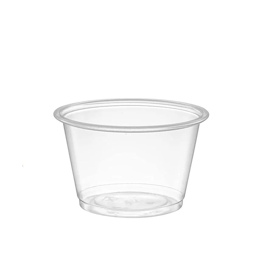 Clear Plastic Portion Cups – Pack of 2500