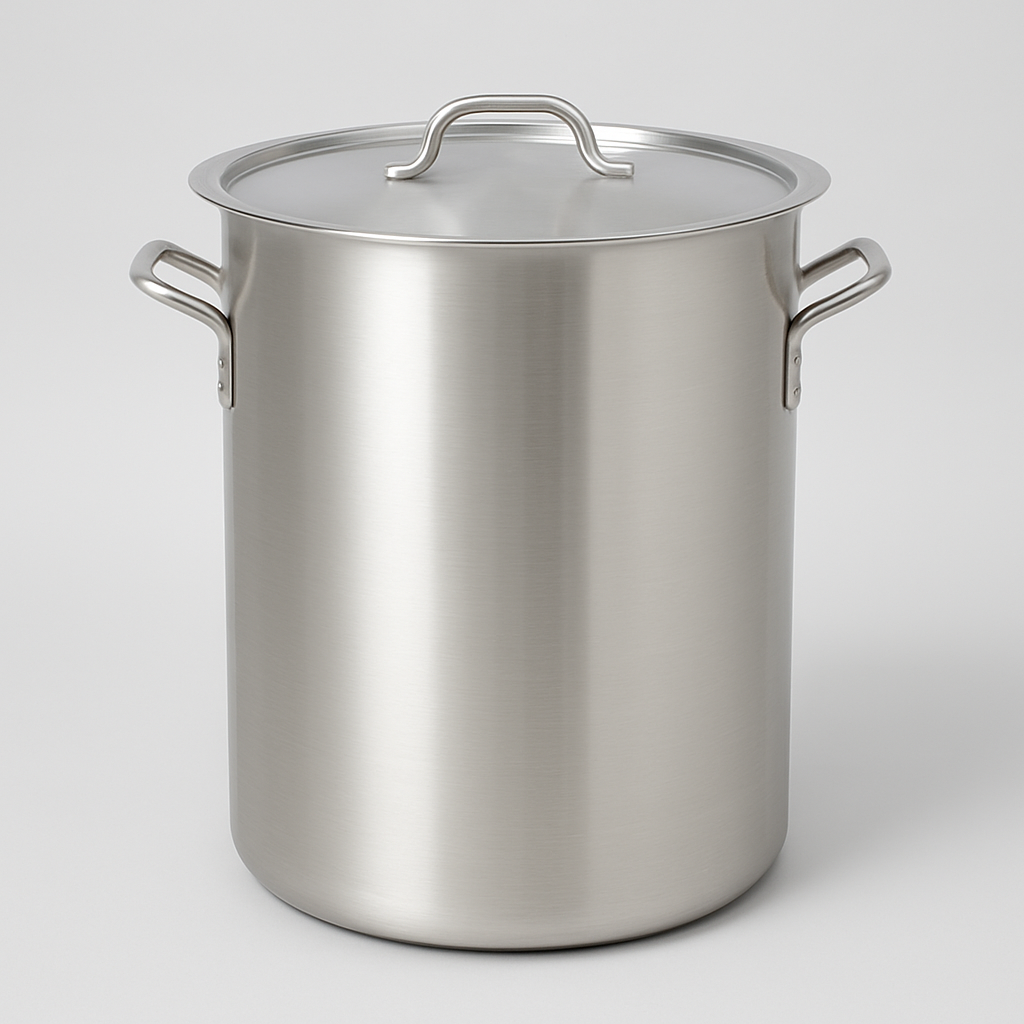 Stainless Steel Triple-Bottom Stock Pot