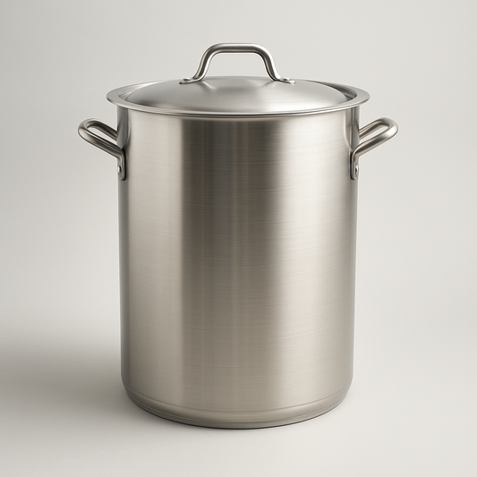 Thick Bottom Stainless Steel Stock Pot with Cover (Tall)