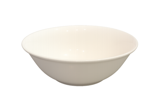Durable Rolled-Edge Bowl – Classic White Porcelain