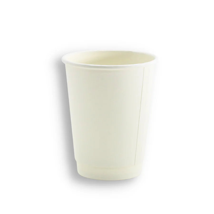Paper Cups – Disposable White Hot Drink Cups (Case of 1000)