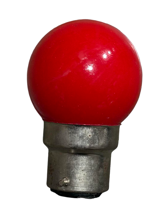 Round Red Light Bulb – 6cm Height