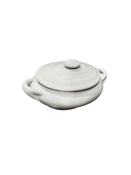 Durable Premium Ceramic Soup Bowl with Lid – Ideal for Buddha Jumps Over the Wall (Fo Tiao Qiang)