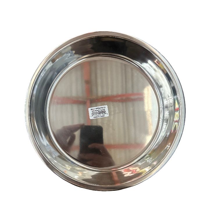 Stainless Steel Steaming Pan – Flat Base, Durable for Restaurant & Home Use