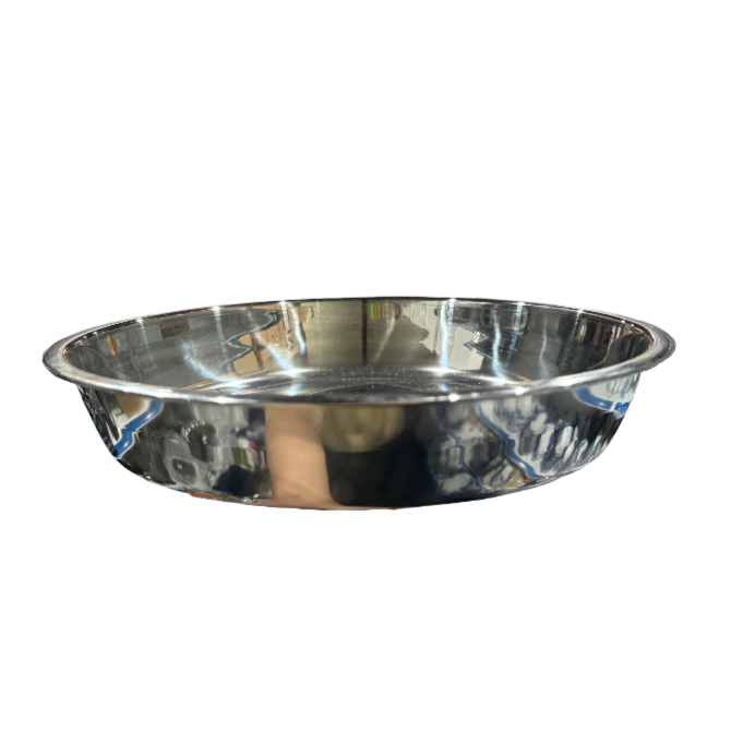 Stainless Steel Steaming Pan – Flat Base, Durable for Restaurant & Home Use