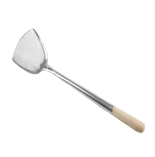 Handmade Chinese Wok Turner with Wooden Handle
