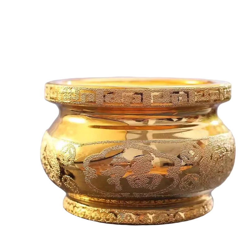 Gold-Plated Prosperity Incense Burner