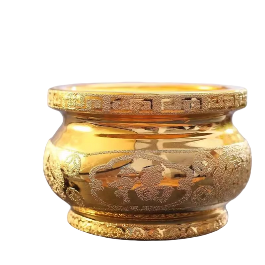 Gold-Plated Prosperity Incense Burner