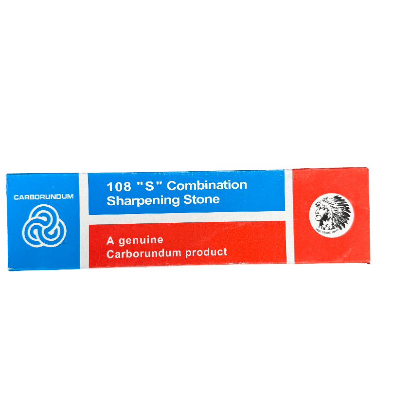 Carborundum 108 "S" Combination Sharpening Stone – Dual - Grit Genuine Sharpening Block - OMECA wholesale LTD.