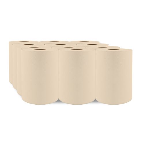 Cascades PRO Select Roll Paper Towels – 1 - Ply, 350 ft, Natural, 12 Rolls/Pack (Recycled) - OMECA wholesale LTD.