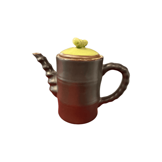 Ceramic Green Milk Pitcher | Bamboo Ribbed Creamer - OMECA wholesale LTD.