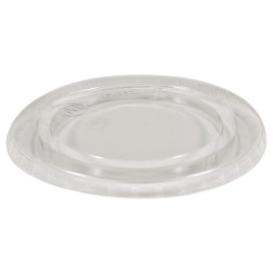 Clear Plastic Portion Cups Lid– Pack of 2500 - ECO Box