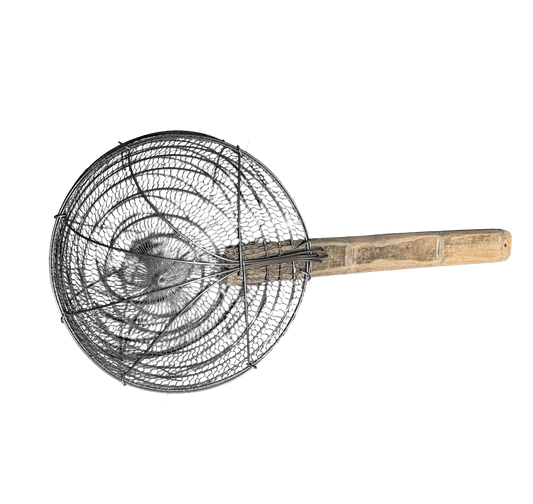 Dense Mesh Skimmer with Bamboo Handle - OMECA wholesale LTD.