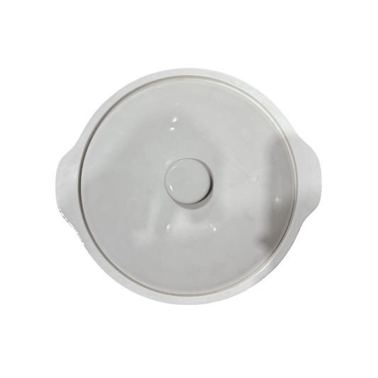 Durable Premium White Ceramic Claypot with Lid - OMECA wholesale LTD.