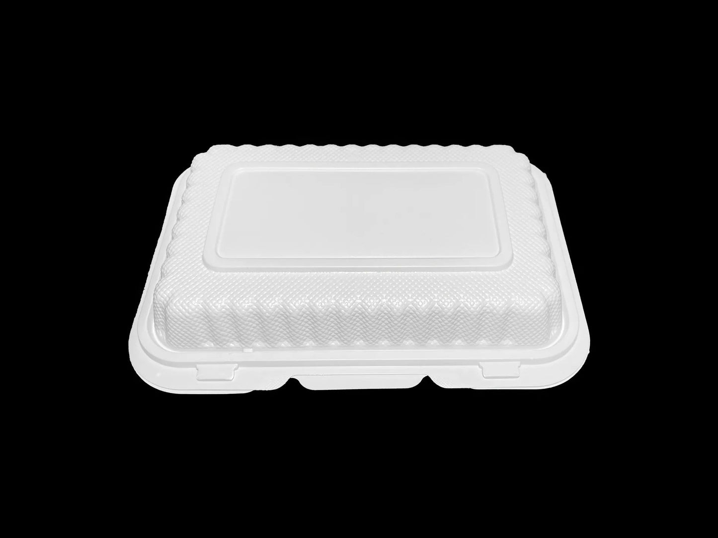 EP - 205 - 20 2 Compartment White Hinged Container 150 sets EP20520 - OMECA wholesale LTD.