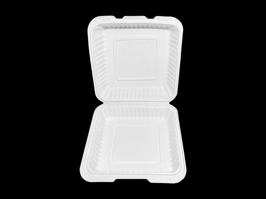 EP - 91 PP Hinged Container 9*9 150 pcs - OMECA wholesale LTD.