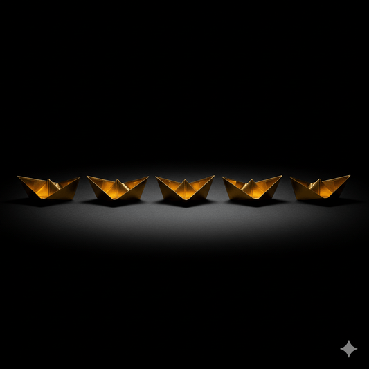 Gold Ingots (小袋金元寶) – Ancestral Offering Paper Pack of 5 - OMECA wholesale LTD.