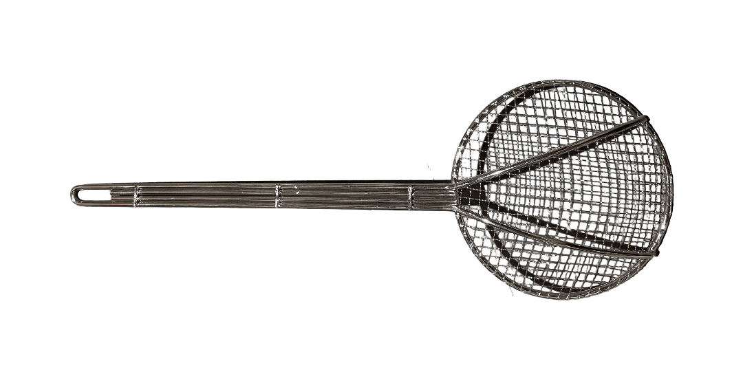 Iron - Handle Round Skimmer - OMECA wholesale LTD.