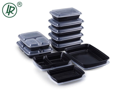 JF Series Meal Prep Food Storage Containers – BPA - Free, 1/2/3 Compartment with Lids (16oz to 58oz) 150 Set - OMECA wholesale LTD.