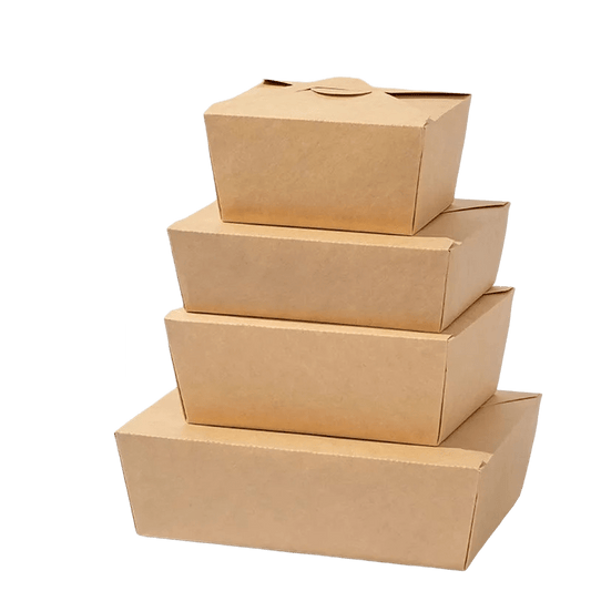 Kraft Paper Take - Out Food Containers – Leak - Resistant Dinner Boxes (Eco - Friendly) - OMECA wholesale LTD.