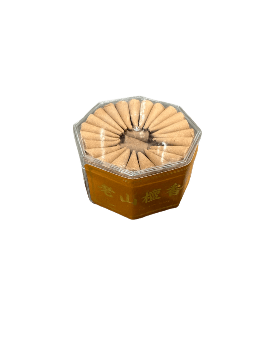 Lao Shan Sandalwood Cone Incense (老山檀香锥) – Box - ECO Box