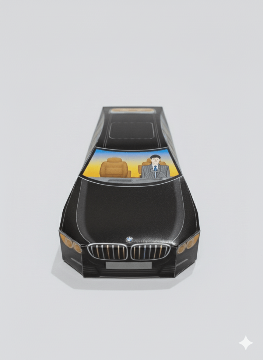 Mercedes - Benz Style Paper Car – Hades Paper Offering - OMECA wholesale LTD.
