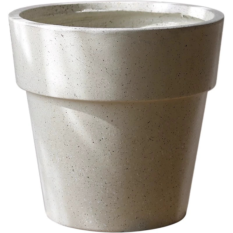 北欧圆形水泥花盆大口径镁泥花器绿植盆栽多色组合套装简约清新 - OMECA wholesale LTD.