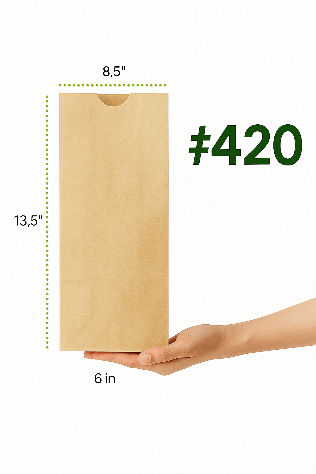 Recycled Kraft Paper Bags – Eco - Friendly Grocery & Takeout Bags (Flat Bottom) - OMECA wholesale LTD.