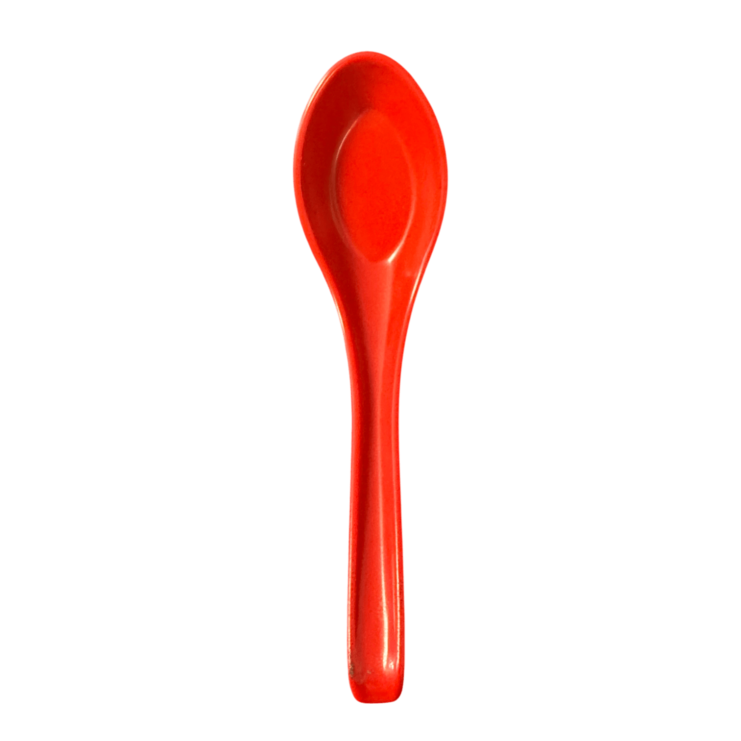 Red Melamine Asian Soup Spoon | Commercial Ramen Spoon - OMECA wholesale LTD.