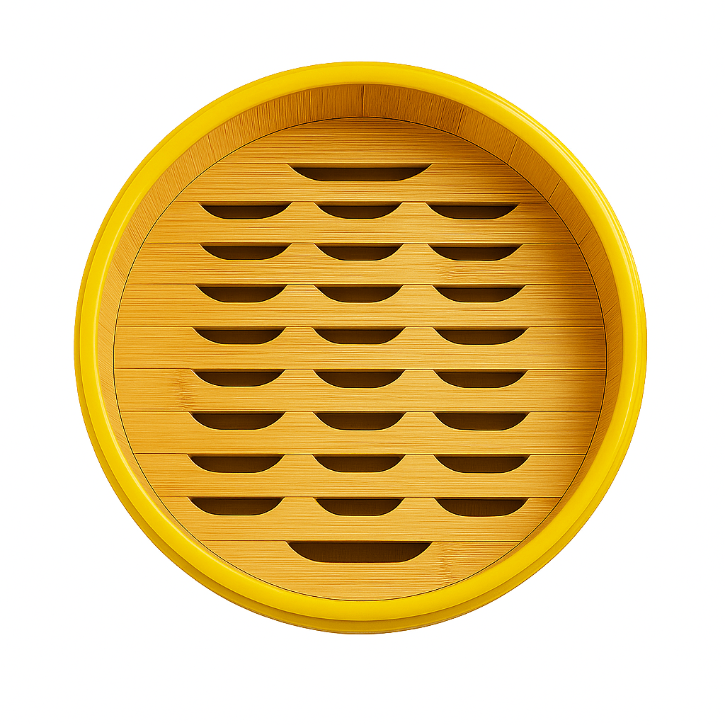 Rubber - Banded Bamboo Steamer - ECO Box