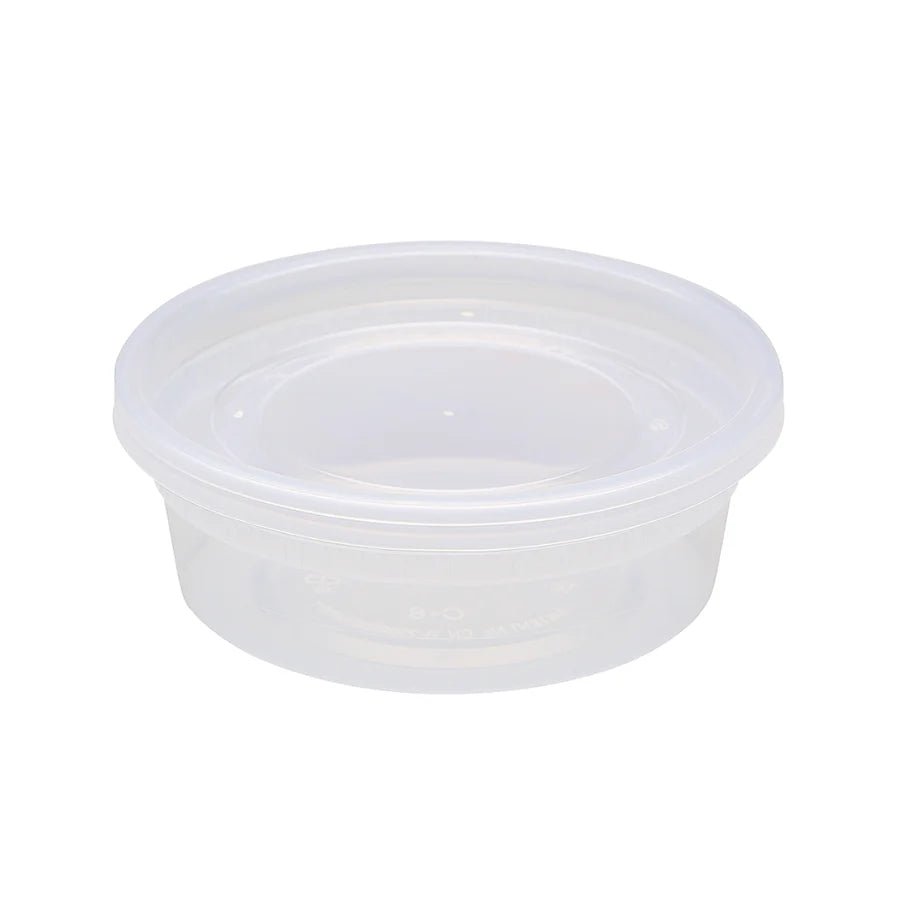 S series Round Plastic Deli Containers with Lids – 8oz to 32oz (Microwave, Freezer & Dishwasher Safe) - OMECA wholesale LTD.