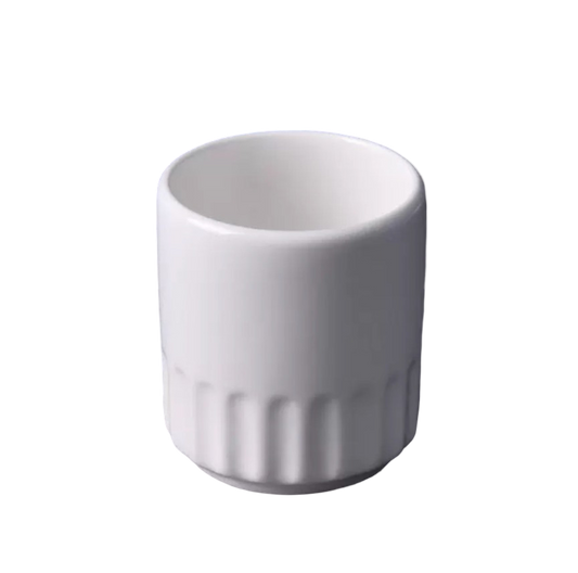 Durable Ceramic Half-textured Cup