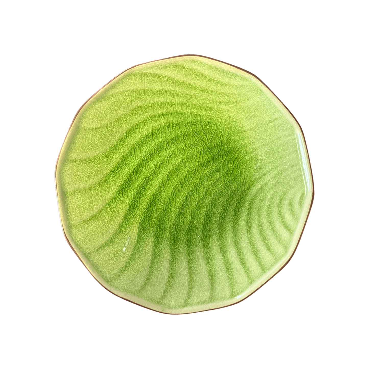 Slim Ceramic Green Sushi Platter | Individual Rectangular Side Plate 20cm - OMECA wholesale LTD.