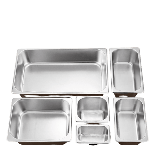 Stainless Steel Steam Pan / Food Pan (Various Sizes) - ECO Box